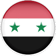 Bandiere Asia Siria Tondo 