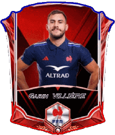 Sports Rugby - Joueurs France Equipe 2025 Gabin VILLIÈRE 