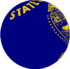 Drapeaux Amériques U.S.A - Etats Oregon Sphere - Cube 