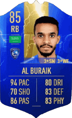 Multi Media Video Games F I F A - Card Players Saudi Arabia Mohammed Al Buraik 