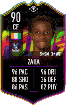 Multimedia Videospiele F I F A - Karten Spieler Elfenbeinküste Wilfried Zaha 