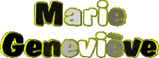 First Names FEMININE - France M Composed Marie Geneviève 