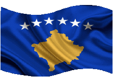 Banderas Europa Kosovo Rectángulo 