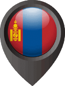 Bandiere Asia Mongolia Perno di posizione 