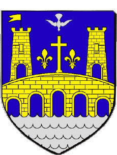 Blazon-Flags France Departments - Cities 30 PONT SAINT ESPRIT 