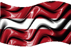 Flags Europe Latvia Rectangle 
