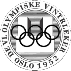 1952-Sport Olympische Spiele Geschichte Logo 1952