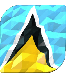 Drapeaux Amériques Sainte Lucie Carré 