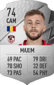 Multimedia Vídeo Juegos F I F A - Jugadores  cartas Rumania Alexandru Maxim 