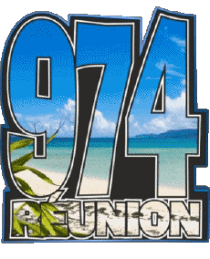Drapeaux France D.O.M - T.O.M La Réunion 974 