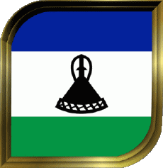 Fahnen Afrika Lesotho Plaza 