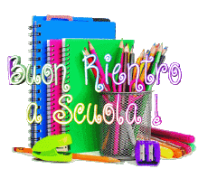 Messages Italian Buon Rientro a Scuola Transparent Background 004 