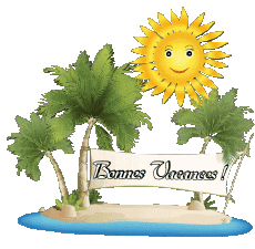 Messages French Bonnes Vacances Transparent Background 21 