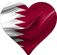 Flags Asia Qatar Heart 