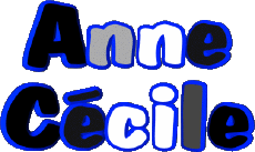Nombre FEMENINO - Francia A Compuesto Anne Cécile 