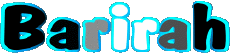 Prénoms FEMININ - Maghreb Musulman B Barirah 