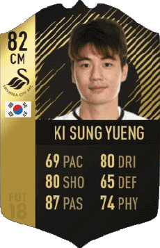 Multimedia Vídeo Juegos F I F A - Jugadores  cartas Corea del Sur Ki Sung Yueng 