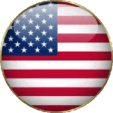 Bandiere America U.S.A Tondo 