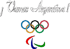 Messagi Spagnolo Vamos Argentina Juegos Olímpicos 