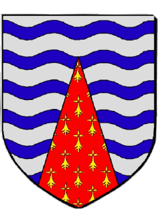 Blasón-Banderas Francia Departamentos - Ciudades 56 LANESTER Blasón