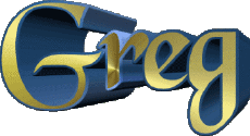 First Names MASCULINE -  UK - USA - IRL - AUS - NZ G Greg 