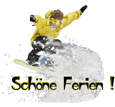 Messages Allemand Schöne Ferien Winter Serie 04 