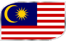 Fahnen Asien Malaysia Rechteck 