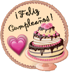 Messages Spanish Feliz Cumpleaños Pasteles 006 
