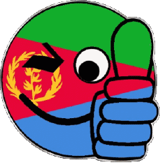 Flags Africa Eritrea Smiley - OK 