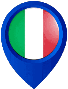 Banderas Europa Italia Nacional Marcador de ubicación 