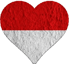 Fahnen Europa Monaco Herz 