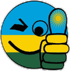 Bandiere Africa Ruanda Faccina - OK 
