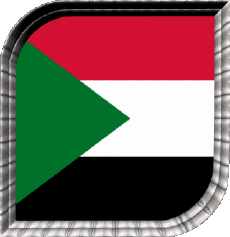Drapeaux Afrique Soudan Carré 