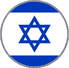 Bandiere Asia Israele Tondo 