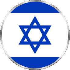 Bandiere Asia Israele Tondo 