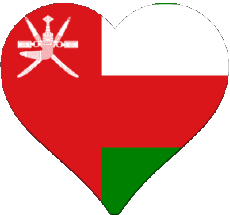 Flags Asia Oman Heart 