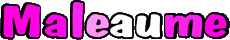 Vorname MANN - Frankreich M Maleaume 