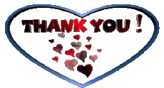 Messagi Inglese Thank You Cuore 