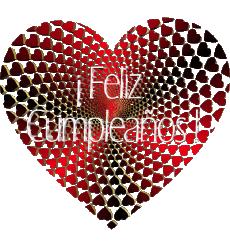 Mensajes Español Feliz Cumpleaños Corazón 005 