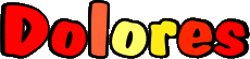 Prénoms FEMININ - Espagne D Dolores 