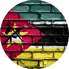 Bandiere Africa Mozambico Rond 