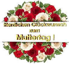 Mensajes Alemán Herzlichen Glückwunsch zum Muttertag 013 