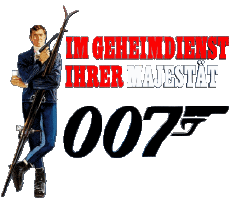 Multimedia Film Internazionale James Bond 007 Al servizio secreto di sua Maesta Logo Tedesco 