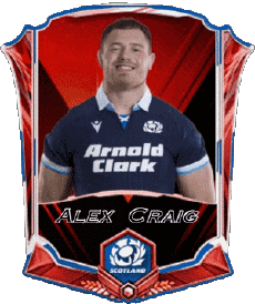 Sports Rugby - Players Scotland Team 2025 Alex Craig 