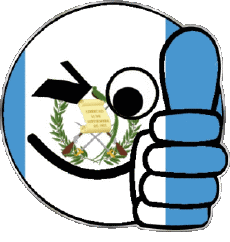 Bandiere America Guatemala Faccina - OK 