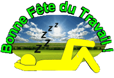 Nachrichten Französisch 1er Mai Bonne Fête du Travail 