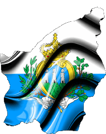 Drapeaux Europe Saint Marin Carte 