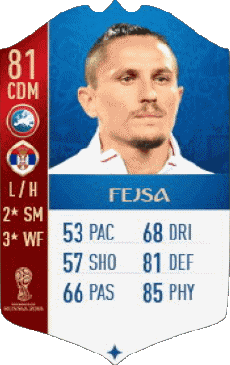 Multi Media Video Games F I F A - Card Players Serbia Ljubomir Fejsa 