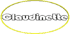 Nombre FEMENINO - Francia C Claudinette 