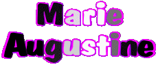 Nombre FEMENINO - Francia M Compuesto Marie Augustine 